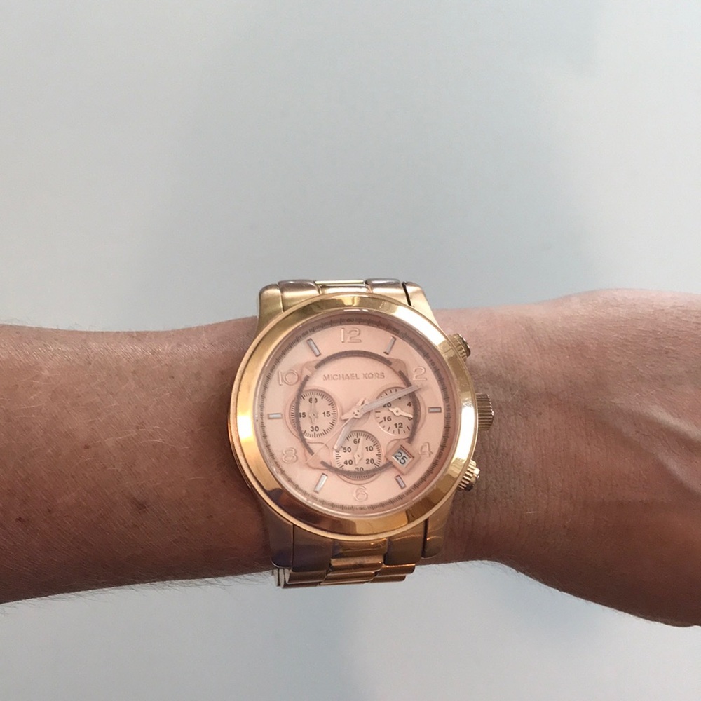 Michael Kors rose gold watch